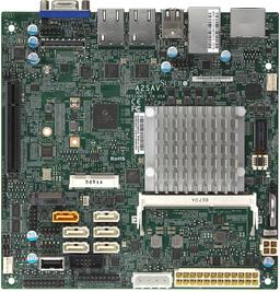 Системная плата Supermicro A2SAV получила дополнительные порты SATA и Ethernet