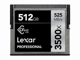 Карта памяти Lexar Professional 3500x CFast 2.0 объемом 512 ГБ оценена производителем в $1700