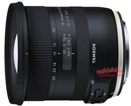 Появились первые сведения об объективе Tamron 10-24mm f/3.5-4.5 Di II VC HLD