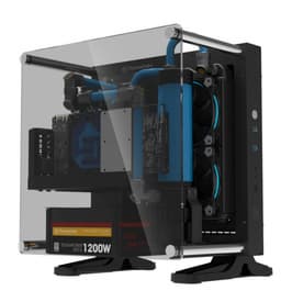 Компьютерное шасси Thermaltake Core P1 TG Mini ITX можно повесить на стену