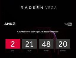 До анонса GPU AMD Vega остается меньше трех суток