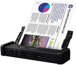 Портативные сканеры Epson WorkForce ES-200 и ES-300W могут работать, получая питание от порта USB