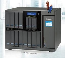 Сетевое хранилище Qnap TS-1685 получило порты 10Gbps Ethernet и слоты для кэширующих SSD
