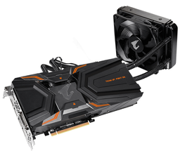 Видеокарта Gigabyte Aorus GeForce GTX 1080 Ti Waterforce Xtreme Edition 11G получила такое длинное название отчасти благодаря системе охлаждения
