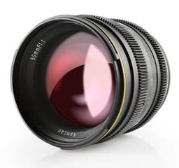 Объектив SainSonic Kamlan 50mm F1.1 предназначен для камер формата APS-C