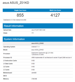 Смартфон Asus ZenFone 4 будет доступен в двух версиях, основанных на самых современных платформах семейства Snapdragon 600