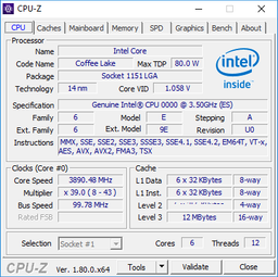 Появились некоторые сведения о шестиядерном процессоре Intel Coffee Lake