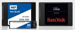 Western Digital и SanDisk начали поставки твердотельных накопителей Blue и Ultra объемом до 1 ТБ