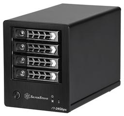 Внешнее хранилище SilverStone TS421S оснащено интерфейсом Mini-SAS SFF-8088