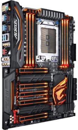 Системная плата Aorus X399 Gaming 7 предназначена для процессоров AMD Ryzen Threadripper