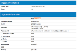 Основой смартфона ZTE V0840 служит SoC Snapdragon 425 SoC