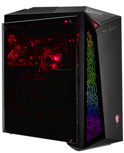 Игровой ПК MSI Infinite A стилизован под электронные компоненты с подсветкой