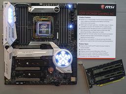 Материнская плата MSI X299 XPower Gaming AC поддерживает установку до пяти SSD типоразмера M.2