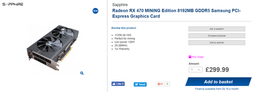 Sapphire предлагает пять моделей 3D-карт Radeon RX Mining Edition для добычи криптовалюты