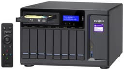 Хранилища с сетевым подключением QNAP TVS-882BR могут быть оснащены приводами Blu-ray