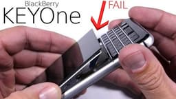 Испытания показали, что смартфон BlackBerry Keyone лучше не сгибать
