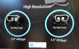 Новый экран Samsung для гарнитур VR характеризуется плотностью пикселей 858 на дюйм