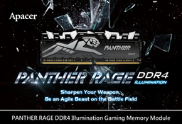 Модули памяти Apacer Panther Rage DDR4 нарастили частоту до 3 ГГц