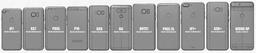 Опубликовано сравнение размеров Samsung Galaxy S8, LG G6, Google Pixel, iPhone 7 и прочих смартфонов