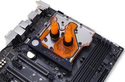 Водоблок EK-FB Asus Z270E Strix RGB Monoblock оснащен синхронизируемой подсветкой