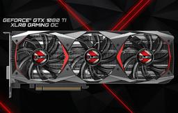 3D-карта PNY GeForce GTX 1080 Ti XLR8 Gaming OC разогнана производителем