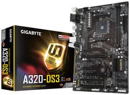 Системная плата Gigabyte GA-A320-DS3 с процессорным гнездом AM4 относится к начальному уровню