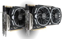 Представлена карта MSI GeForce GTX 1080 Ti ARMOR 11G и ее разогнанный вариант