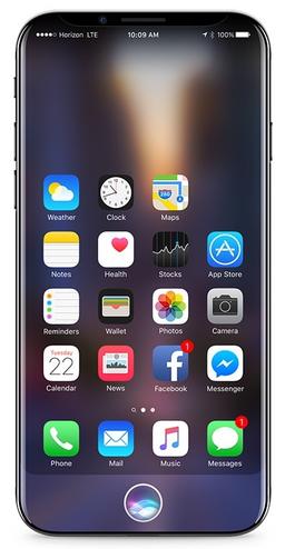 По новым данным, дисплей iPhone 8 будет иметь изгиб, но не такой сильный, как у смартфона Samsung Galaxy S7 Edge