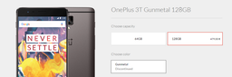 OnePlus прекратила продажи смартфона OnePlus 3T со 128 ГБ памяти