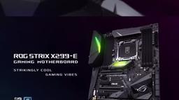 Плата Asus ROG Strix X299-E щедро украшена подсветкой