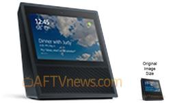 Появилось первое изображение умной акустической системы Amazon Echo, оснащённой дисплеем