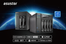 В сетевых накопителях Asustor AS6302T и AS6404T используются SoC платформы Intel Apollo Lake