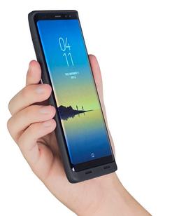 Чехол Mophie juice pack для смартфона Samsung Galaxy Note8 оснащается аккумулятором ёмкостью 2950 мА·ч