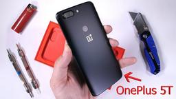 Сканер отпечатка пальцев у смартфона OnePlus 5T выполнен из керамики