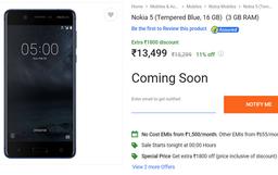 Вариант смартфона Nokia 5 с 3 ГБ ОЗУ оценен в $210