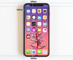 iPhone X уступает по ширине боковых и верхней рамок дисплея смартфонам LG V30 и Xiaomi Mi Mix 2