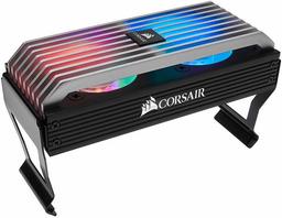 Система охлаждения для модулей памяти Corsair Dominator Airflow Platinum RGB Fan украшена полноцветной подсветкой