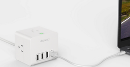 Устройство Dodocool DC32 оснащено тремя розетками, тремя портами USB-A и разъемом USB-C, поддерживающим 30-ваттную зарядку