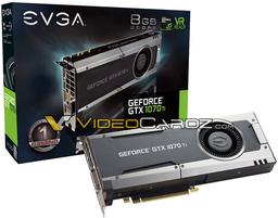 Появились изображения 3D-карт EVGA GeForce GTX 1070 Ti