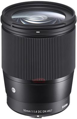 Опубликованы первые изображения объектива Sigma 16mm F1.4 DC DN | Contemporary
