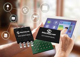 Микросхема флэш-памяти Microchip SST26WF064C выдерживает 100 000 циклов перезаписи