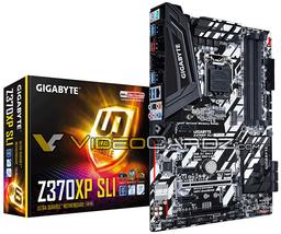 Текстолит материнской платы Gigabyte Z370XP SLI окрашен в черный и белый