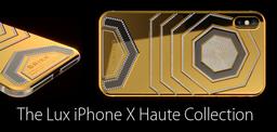 Смартфоны iPhone X, украшенные драгоценными металлами, доступны для предзаказа по цене от $7495 до $69995