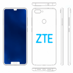 ZTE запатентовала еще один смартфон с двумя вырезами в экране
