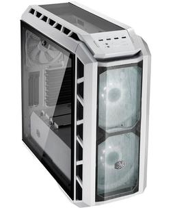 Передняя панель корпуса Cooler Master MasterCase H500P Mesh White изготовлена из сетки