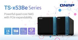 Сетевые накопители QNAP TS-253Be и TS-453Be оснащены слотом PCIe