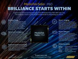 Представлена однокристальная система MediaTek Helio P60 с аппаратной поддержкой ИИ