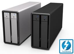 Дисковый массив Stardom SOHORAID ST2-TB3-B оснащен интерфейсом Thunderbolt 3