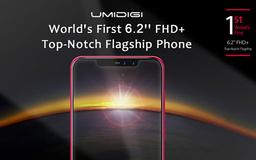 Umidigi Z2 стал первым смартфоном с дисплеем диагональю 6,2 дюйма, который имеет вырез в верхней части