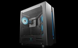 Корпус DeepCool ARK 90, укомплектованный системой жидкостного охлаждения, способен вместить плату типоразмера E-ATX